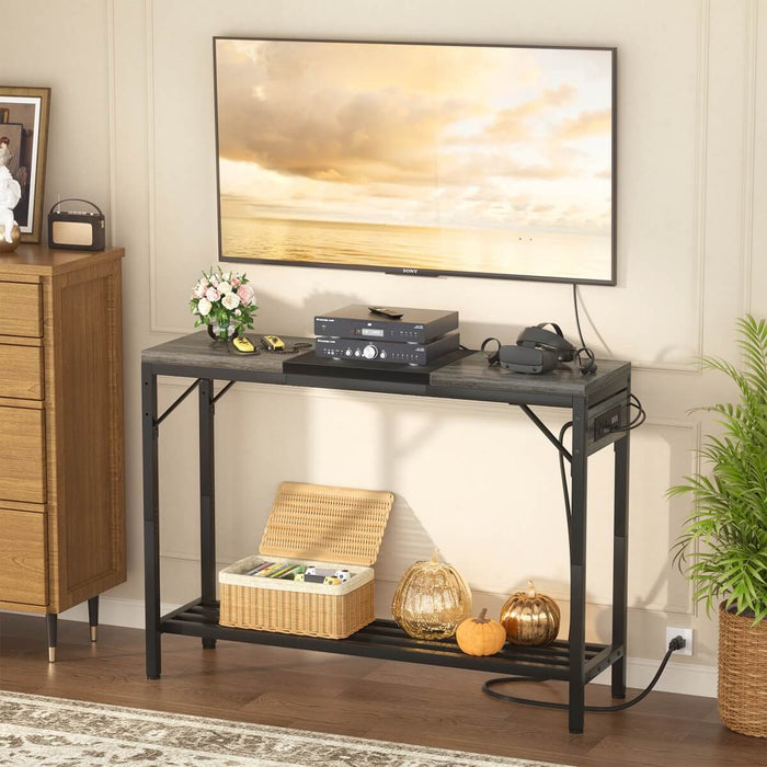 40'' Console Table with Charge Station