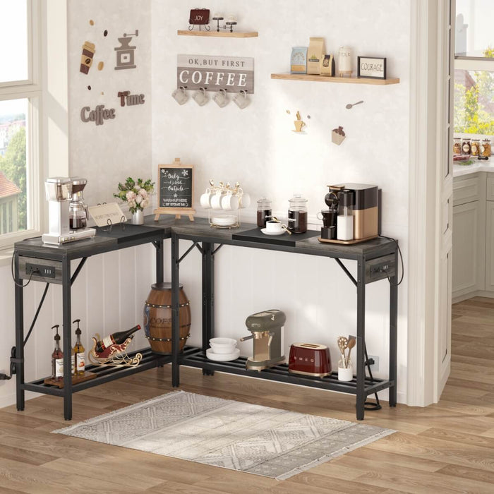 40'' Console Table with Charge Station