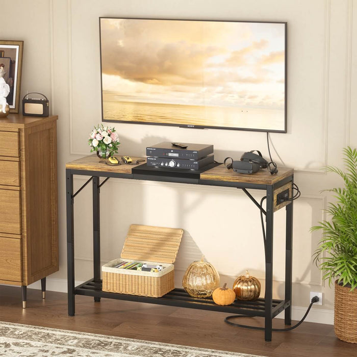 40'' Console Table with Charge Station