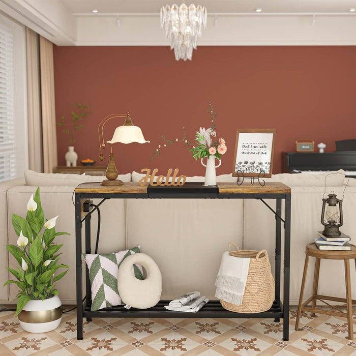 40'' Console Table with Charge Station