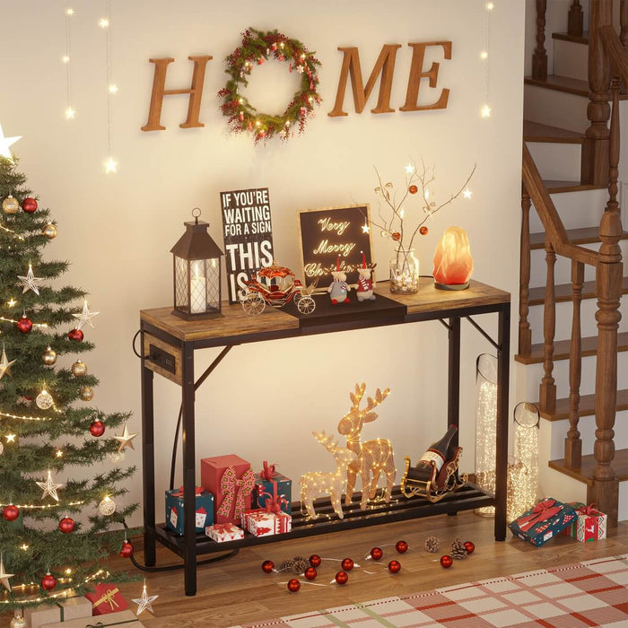 40'' Console Table with Charge Station