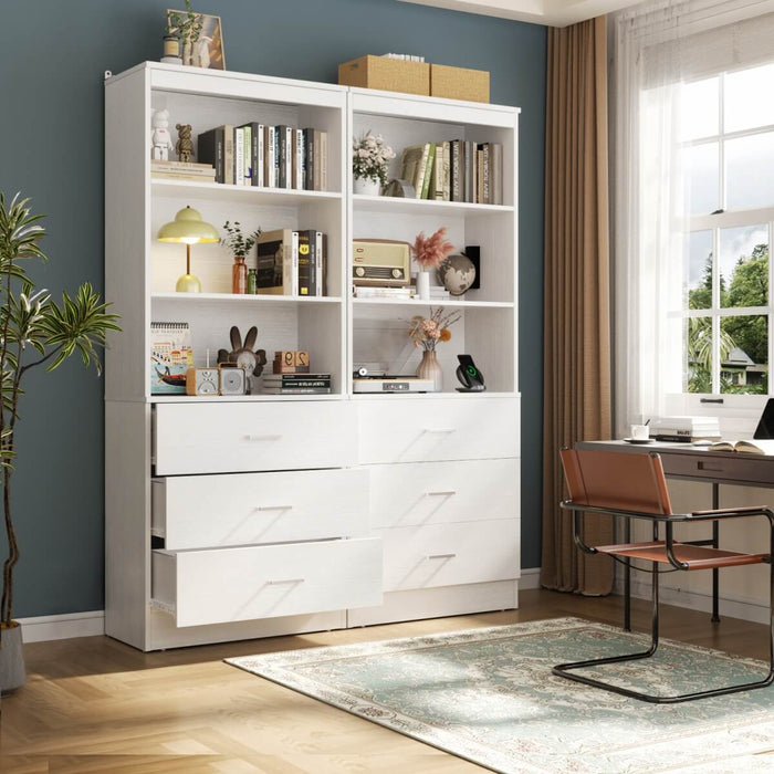 23.6" Wooden Closet Drawers System, with 3 Wooden Drawers