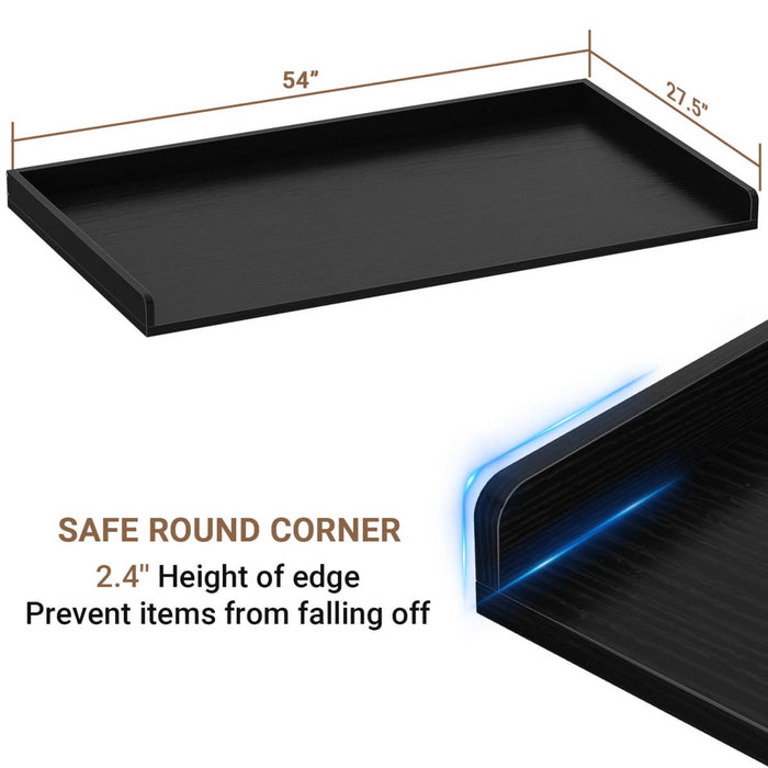 Wooden Washer & Dryer Countertop, 54" W x 27.5" D