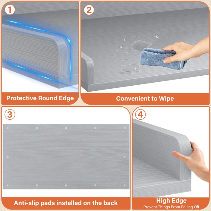 Wooden Washer & Dryer Countertop, 54" W x 27.5" D