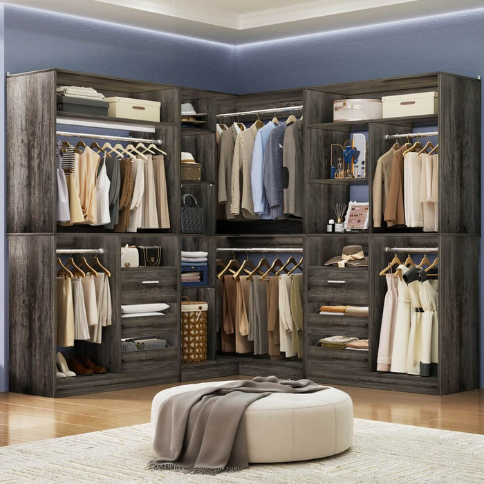 Heavy Duty Closet Organizer System Kit, Set of 3