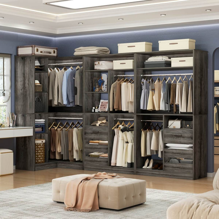 Heavy Duty Closet Organizer System Kit, Set of 3