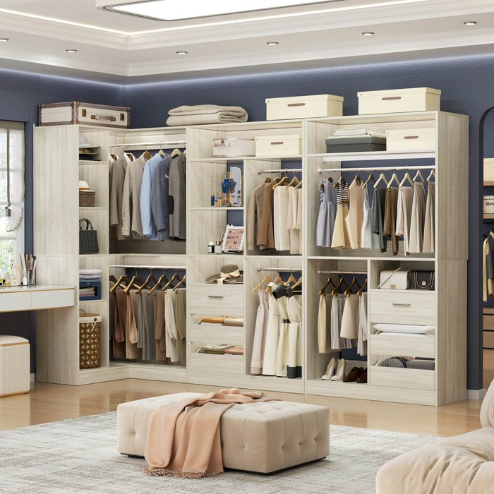 Heavy Duty Closet Organizer System Kit, Set of 3