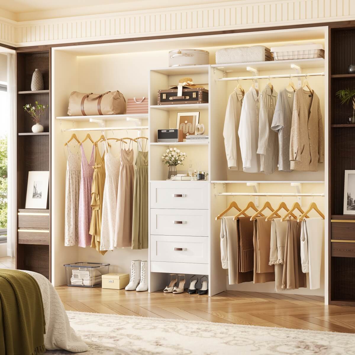 chinese dress ladies Snhomee 12-Drawer Tall Dresser for Bedroom main image 0