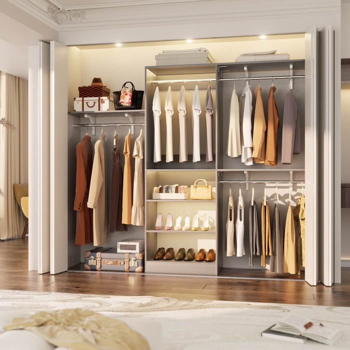 20-96'' W Closet System for Bedroom