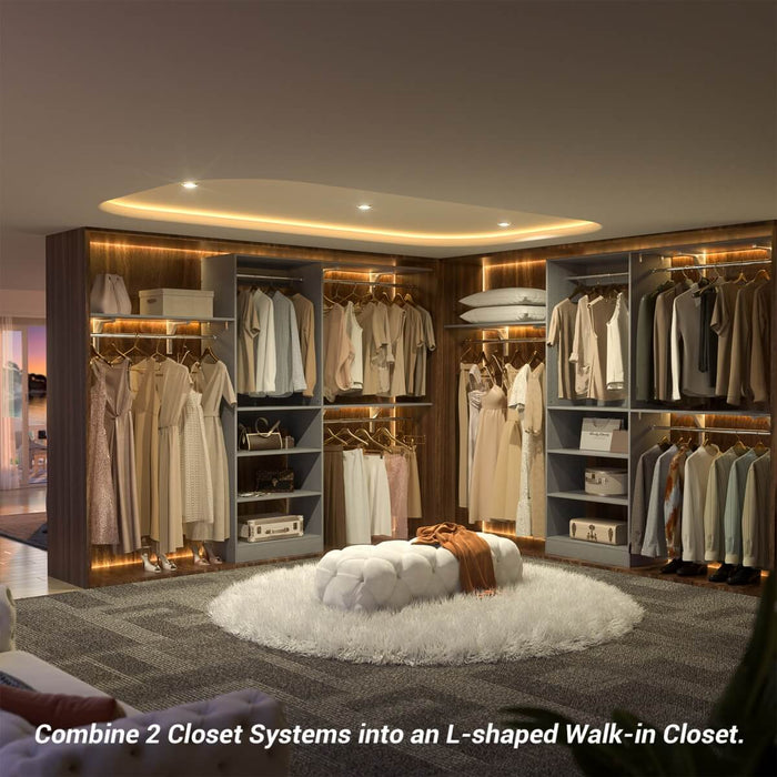 20-96'' W Closet System for Bedroom