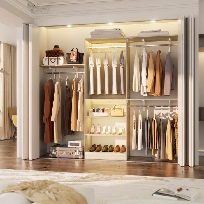 20-96'' W Closet System for Bedroom