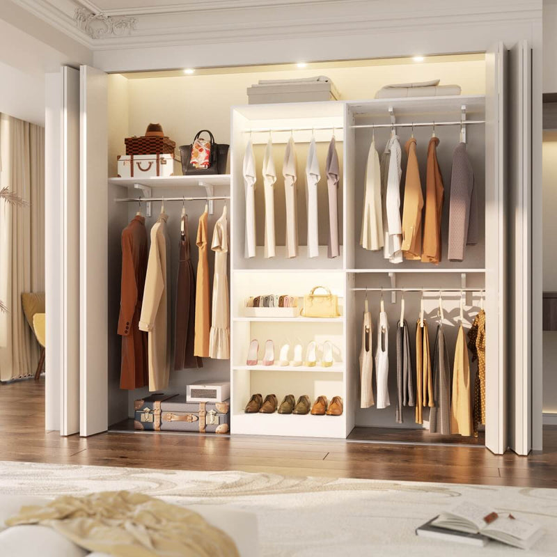 20-96'' W Closet System for Bedroom