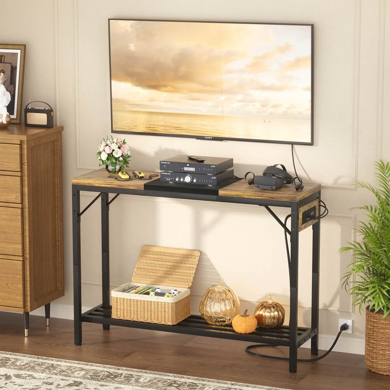 40'' Console Table with Charge Station