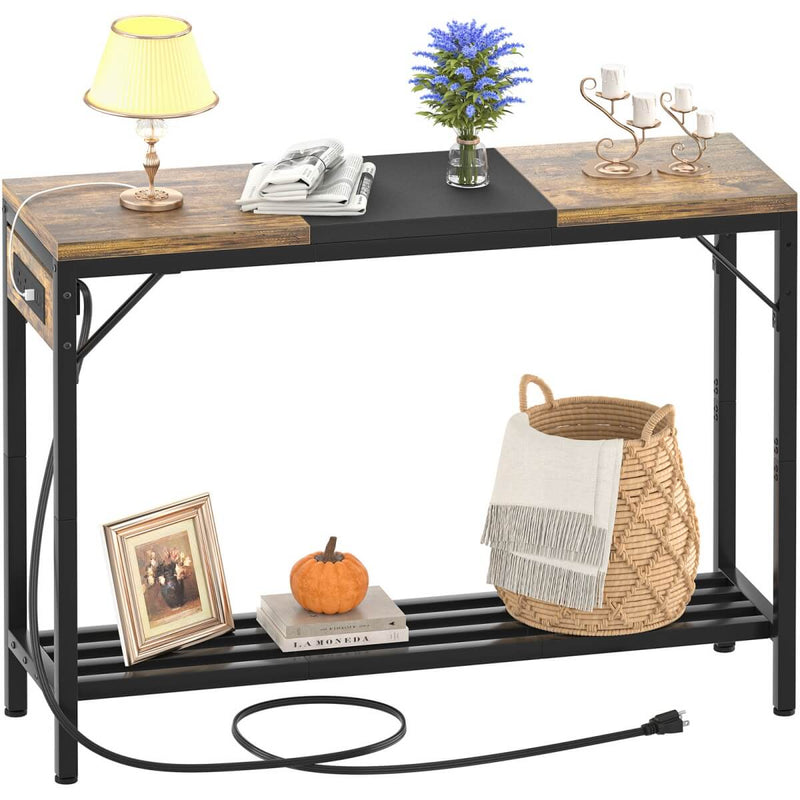 40'' Console Table with Charge Station