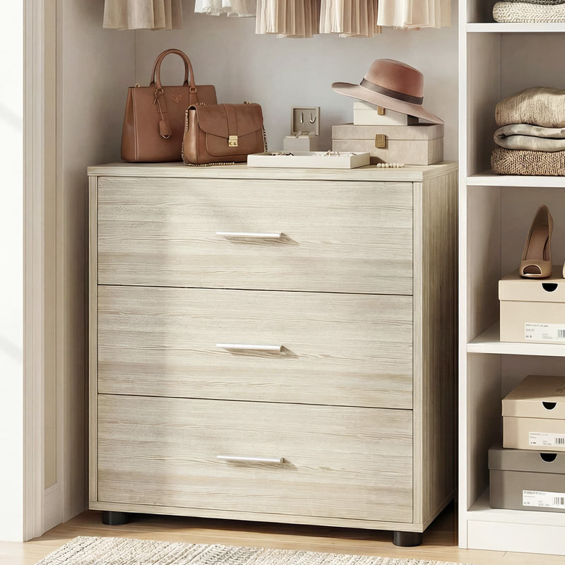 21.7" Closet Drawers, Wood Closet Organizers and Storage with 3 Drawers