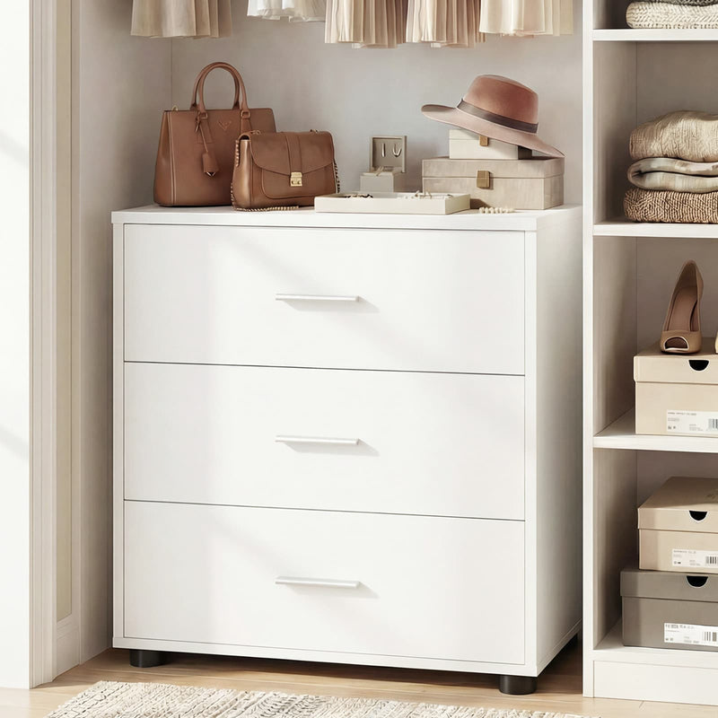 21.7" Closet Drawers, Wood Closet Organizers and Storage with 3 Drawers