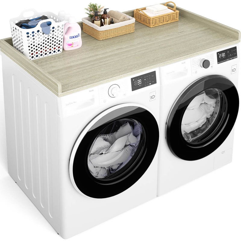 Wooden Washer & Dryer Countertop, 54" W x 27.5" D