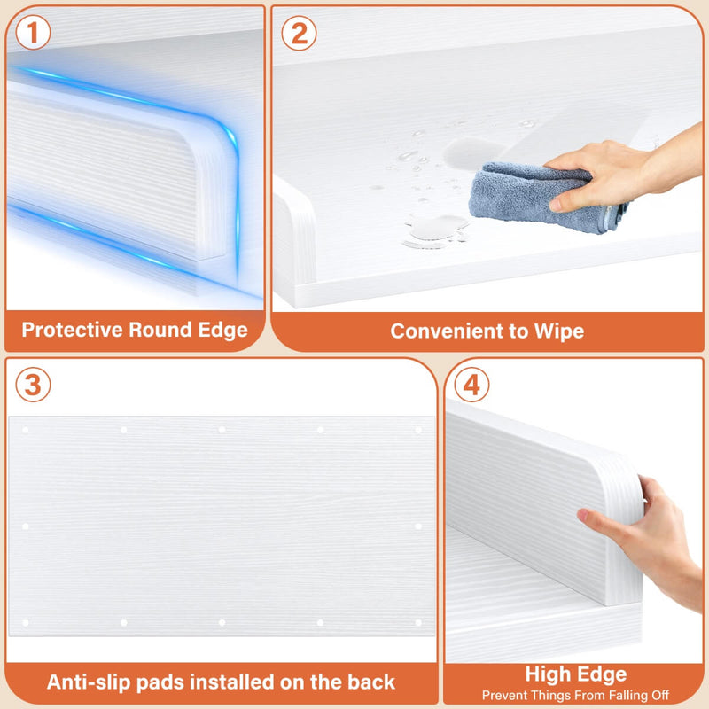 Wooden Washer & Dryer Countertop, 54" W x 27.5" D