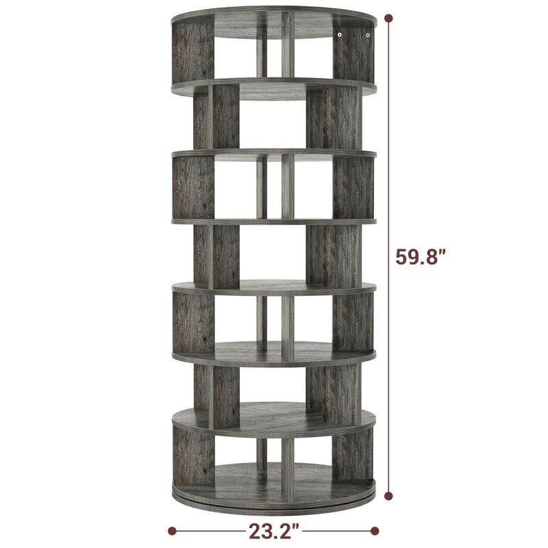 7-Tier Rotating Shoe Rack Tower, Spinning Shoe Storage Organizer Rack