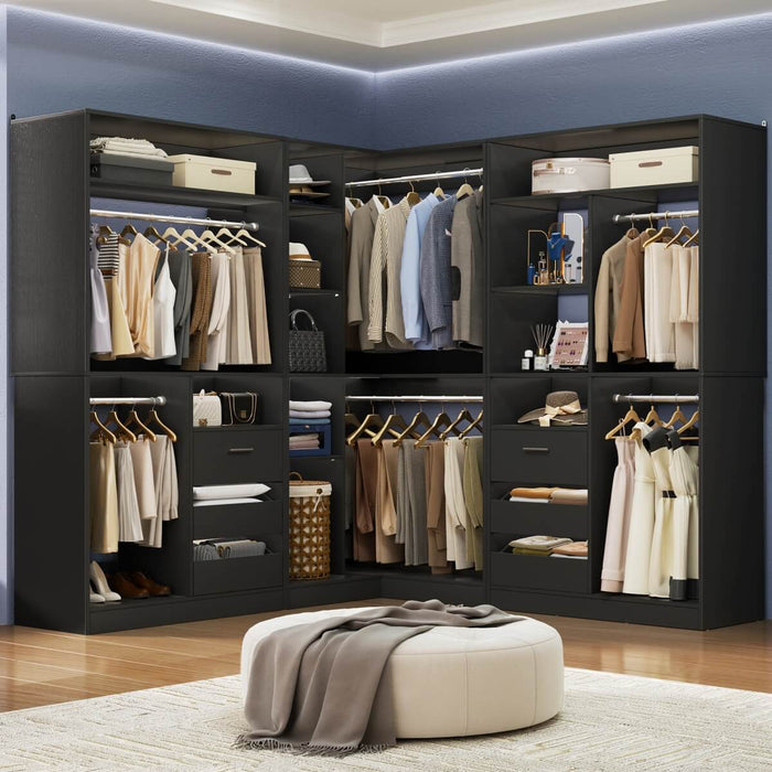 Heavy Duty Closet Organizer System Kit, Set of 3