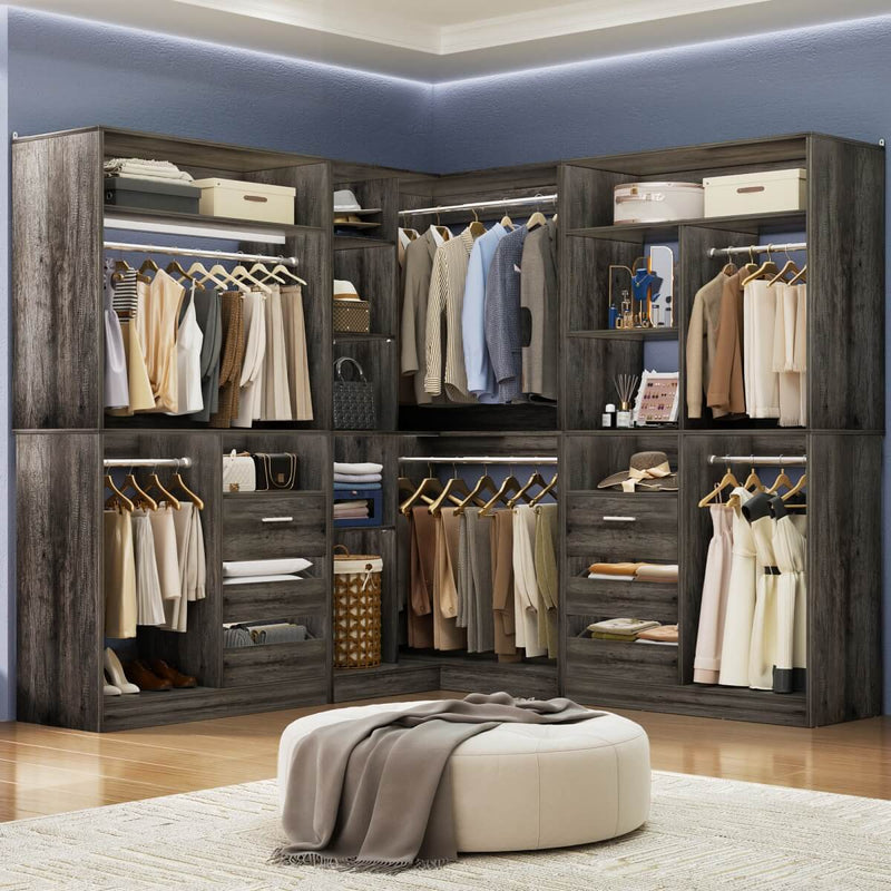 Heavy Duty Closet Organizer System Kit, Set of 3