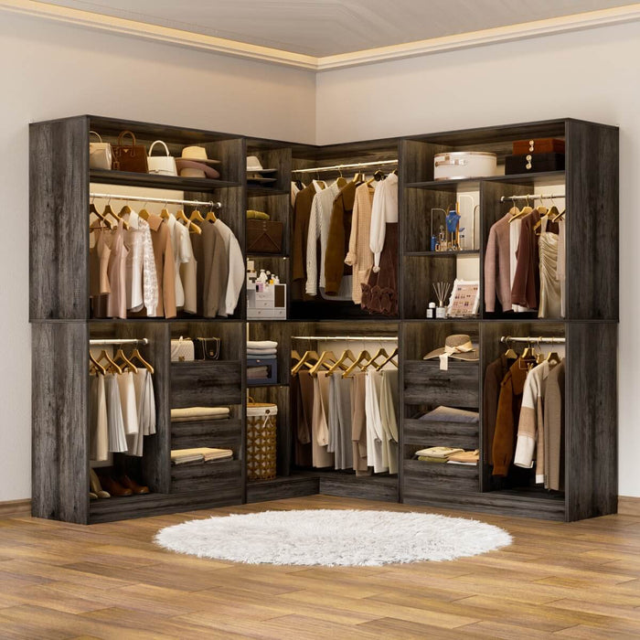 Heavy Duty Closet Organizer System Kit, Set of 3