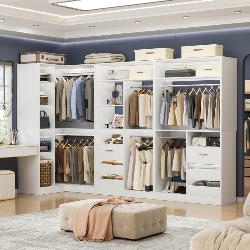 Heavy Duty Closet Organizer System Kit, Set of 3