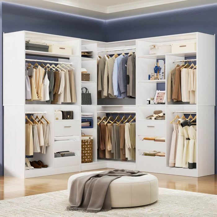 Heavy Duty Closet Organizer System Kit, Set of 3