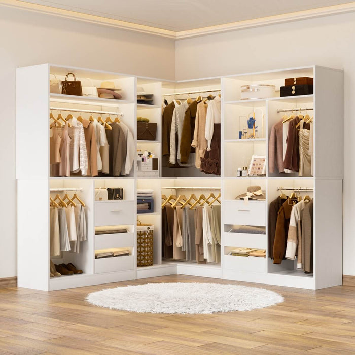 Heavy Duty Closet Organizer System Kit, Set of 3