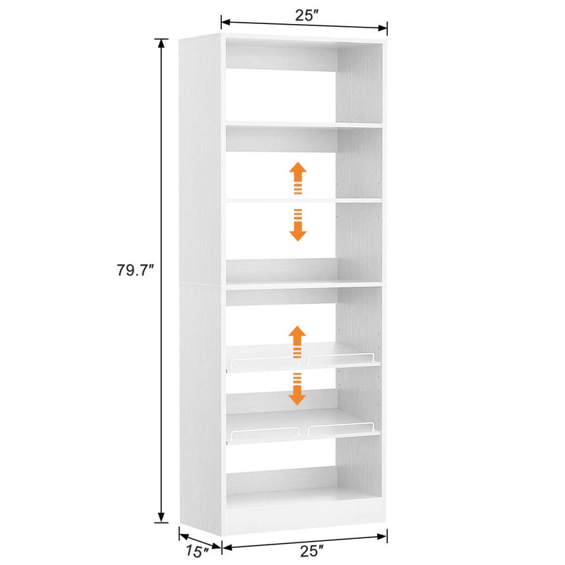 Aheaplus Freestanding Closet Shoe Organizer, Heavy Duty Walk in Closet Tower for Bedroom